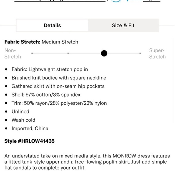 Monrow Stretch Poplin Mix Tank Dress - Picture 12 of 12